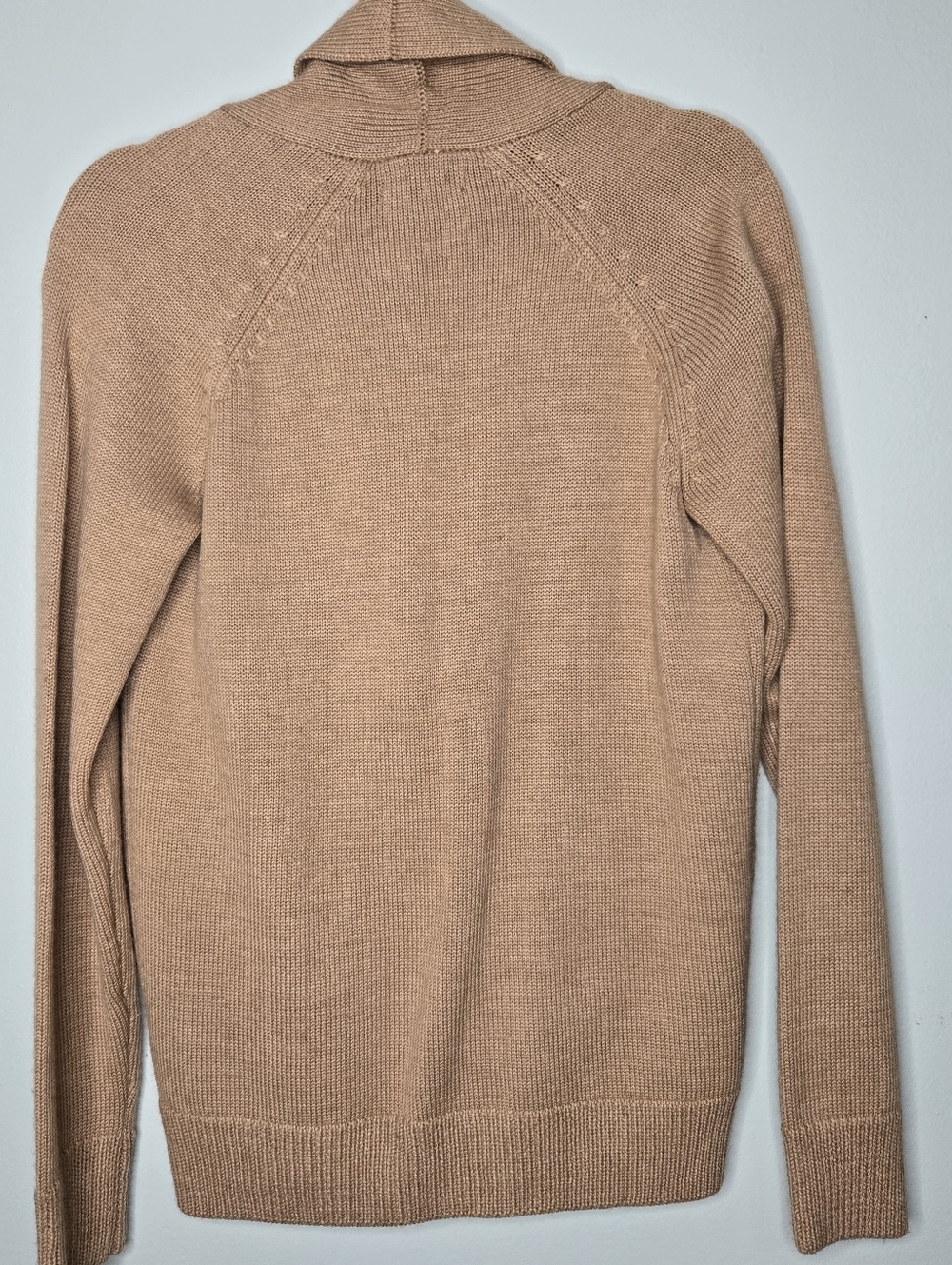 Cynthia Rowley Beige Tan Cardigan M - Picture 3 of 6
